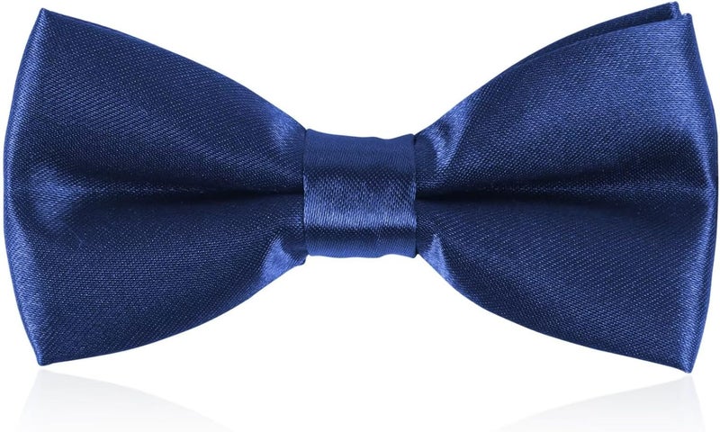 FELYSIK Satin Bow Ties for Boys Kids Toddler Baby Pretied Bowties for Prom Event Wedding, Multi Color - Image 1